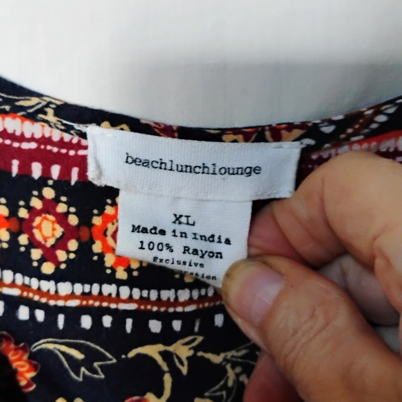 Multicolor Patterned Dress - Picture 5 of 6